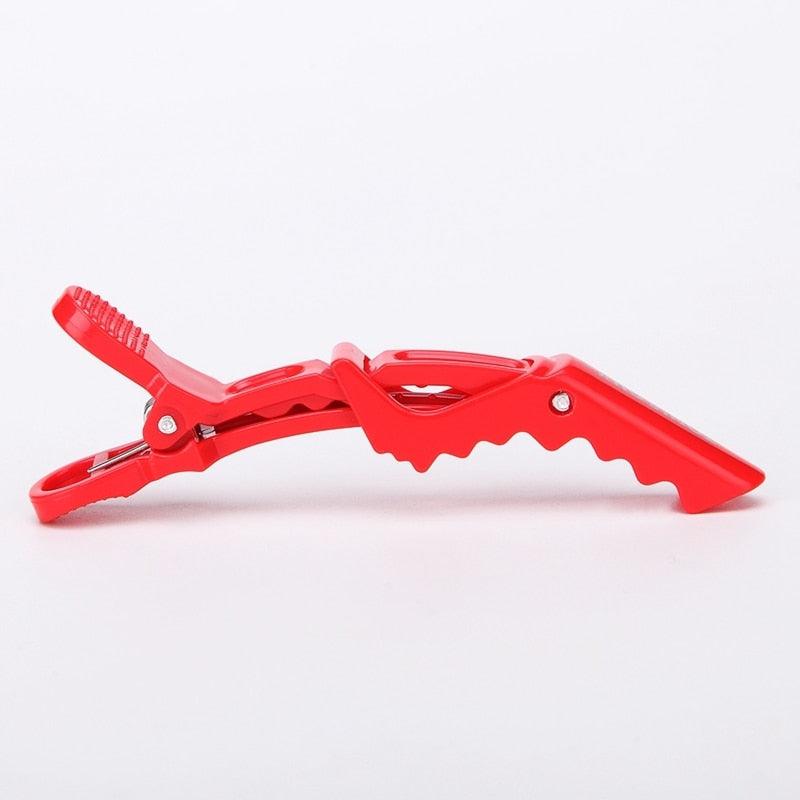 6pcs/lot Plastic Hair Clip Hairdressing Clamps Claw Section Alligator Clips Barber For Salon Styling Hair Accessories Easy To Carry And Use Hair Styling Tools For Women