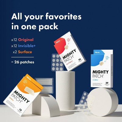 Hero Cosmetics Mighty Patch Variety Acne Pimple Patches 26ct - New
