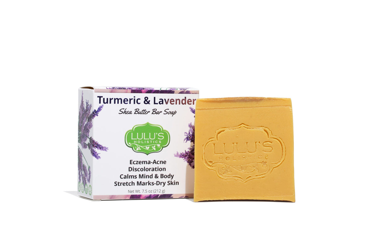 Turmeric & Lavender Shea Butter Bar Soap – Calming Brightening Cleanse