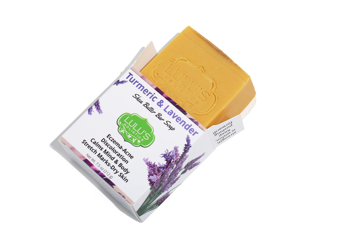 Turmeric & Lavender Shea Butter Bar Soap – Calming Brightening Cleanse